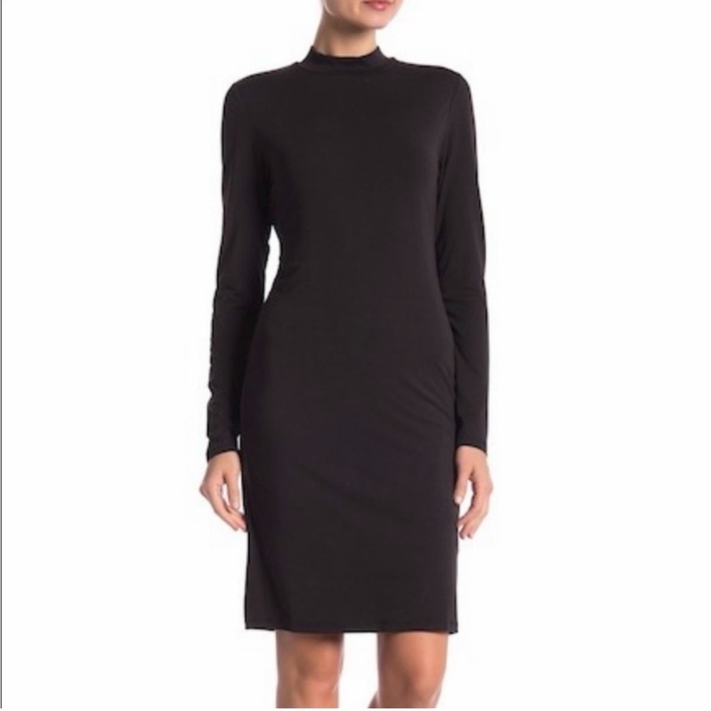 For The Republic Black Long Sleeve Dress